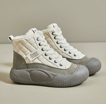 SH384 - Korean Thick Sole Chunky Winter Shoes